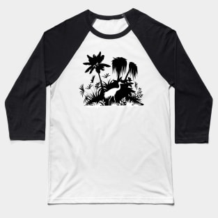 Palms Silhouette Baseball T-Shirt